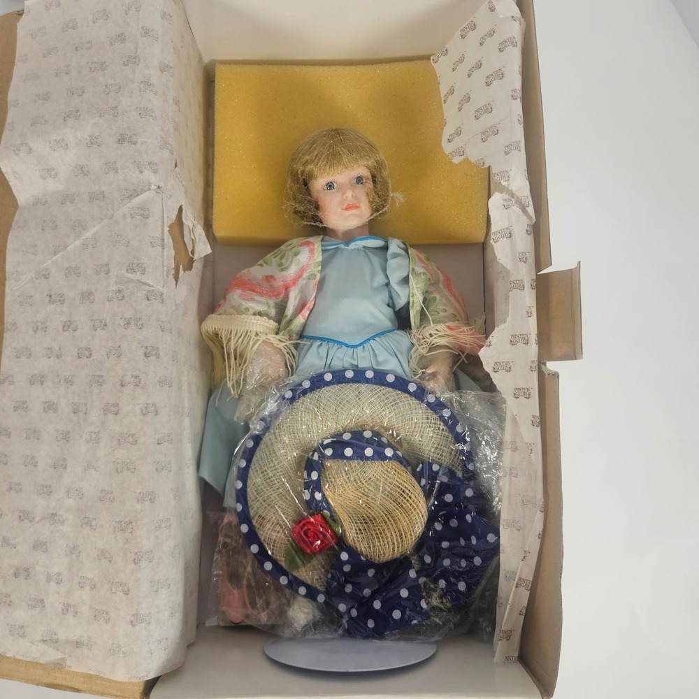 Princeton Gallery Grandma's Attic Porcelain Doll Dressing Up Collection 1991